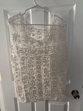 Bar III crochet top